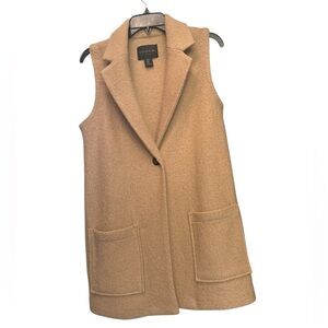 Tahari Women's Tan Vest